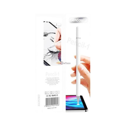 Andowl Pencil 1 Γραφίδα Αφής σε Μαύρο χρώμα