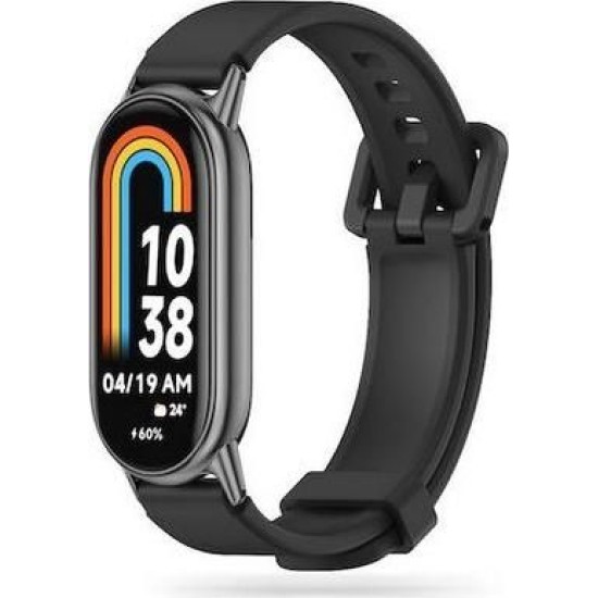 Λουράκι Σιλικόνης Μαύρο (Mi Band 8) Λουράκι Σιλικόνης Μαύρο (Mi Band 8)