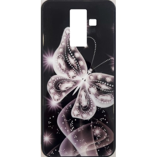 Butterfly Back Cover Σιλικόνης Μαύρο (Samsung Galaxy A6 Plus 2018) Butterfly Back Cover Σιλικόνης Μαύρο (Samsung Galaxy A6 Plus 2018)