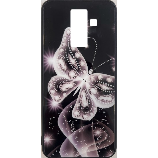 Butterfly Back Cover Σιλικόνης Μαύρο (Samsung Galaxy A6 Plus 2018) Butterfly Back Cover Σιλικόνης Μαύρο (Samsung Galaxy A6 Plus 2018)