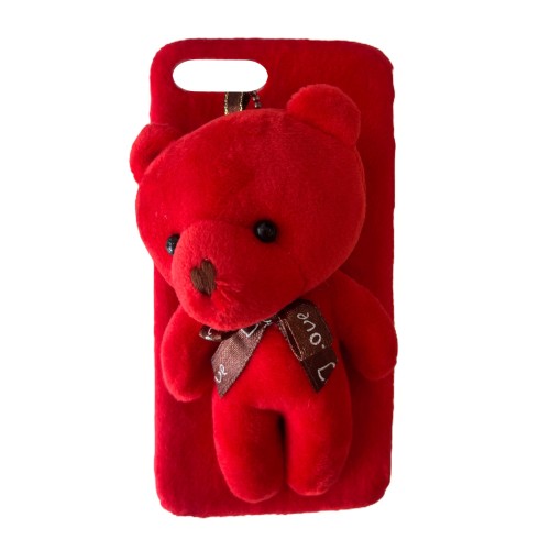 Back Cover με 3D Σχέδιο Bear Κόκκινο (IPHONE 7 PLUS / 8 PLUS) Back Cover με 3D Σχέδιο Bear Κόκκινο (IPHONE 7 PLUS / 8 PLUS)