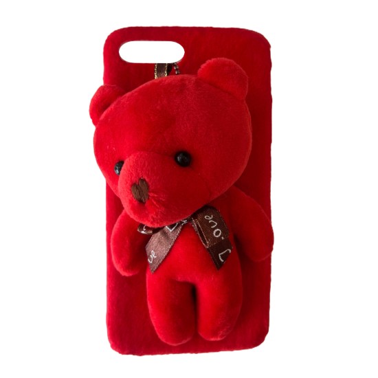 Back Cover με 3D Σχέδιο Bear Κόκκινο (IPHONE 7 PLUS / 8 PLUS) Back Cover με 3D Σχέδιο Bear Κόκκινο (IPHONE 7 PLUS / 8 PLUS)