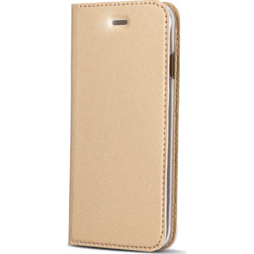 Beeyo Smart Premium Book Δερματίνης Χρυσό (Huawei Y6 II)