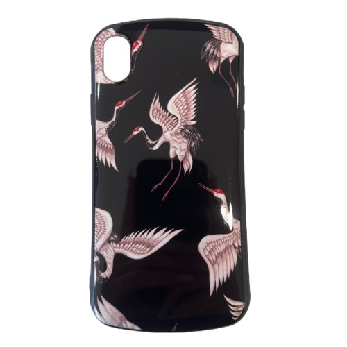 Back Cover Σιλικόνης Μαύρο με Σχέδιο Birds (iPhone XR) Back Cover Σιλικόνης Μαύρο με Σχέδιο Birds (iPhone XR)