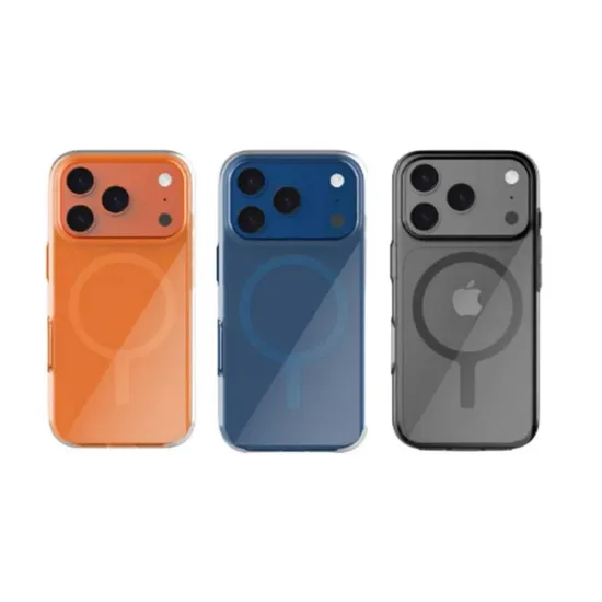 Θήκη iPhone 17 Pro Max Matte Magnetic Series συμβατό με MagSafe φορτιστή, Πλάτη αντικραδασμική από Premium TPU  Γκρι+ ΔΩΡΟ ΤΖΑΜΑΚΙ ΚΑΜΕΡΑΣ