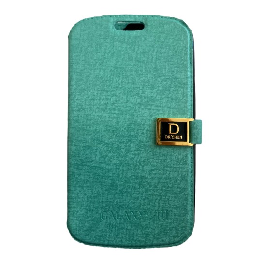  OEM Θήκη Βιβλίο Fancy Για Samsung Galaxy S3 Τιρκουάζ