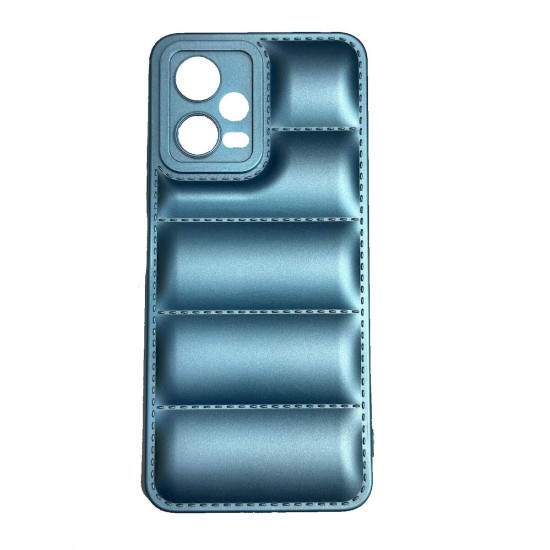 OEM Θήκη Πλάτης Σιλικόνης Puffer Jacket για Redmi Note 12 4G Χρώμα: Γαλάζιο