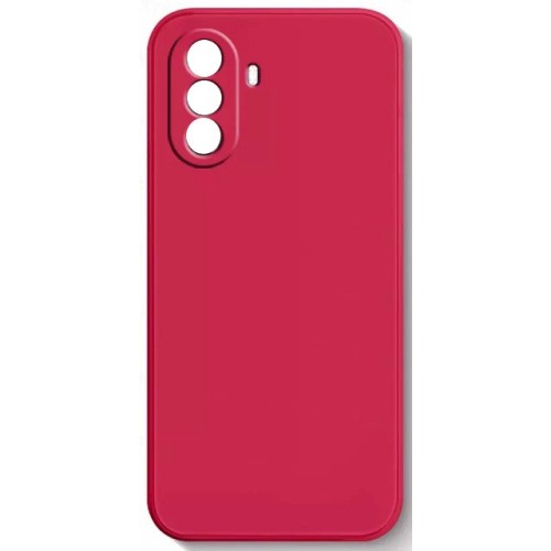 Huawei Nova Y70 / Y70 Plus Silky and Soft Touch Finish TPU Silicone Back Cover Case Bordo (oem)