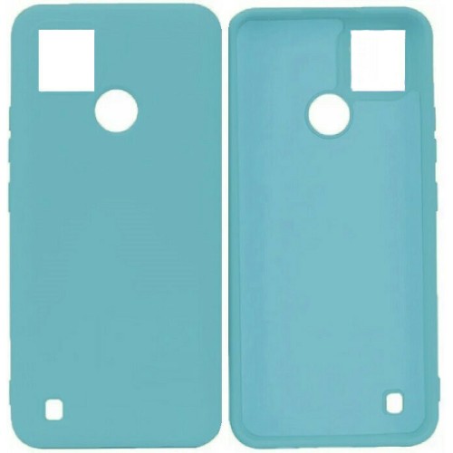 Θήκη Πλάτης Σιλικόνης για REALME C21Y/C25Y Sky Blue ΟΕΜ