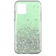 Star Glitter Back Cover Σιλικόνης Πράσινο (iPhone 13)