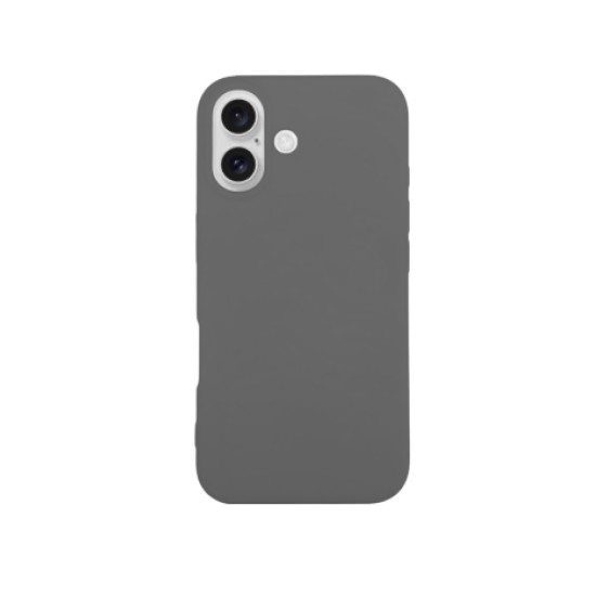 Senso Soft Touch Back Cover Γκρι (iPhone 16)