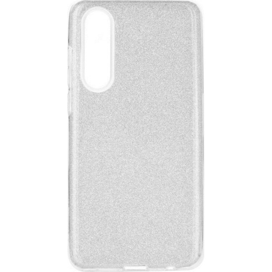 Shining Glitter Back Cover Ασημί (Huawei P30) Shining Glitter Back Cover Ασημί (Huawei P30)