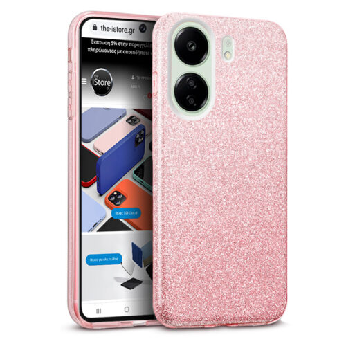 Poco C65 Glitter Case Pink Poco C65 Glitter Case Pink