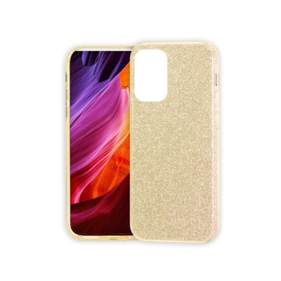 Glitter Back Cover Σιλικόνης Χρυσό (Xiaomi Redmi Note 14 5G)