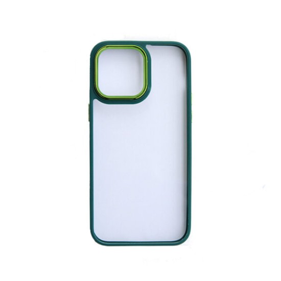 Θήκη Κινητού Hybrid Shockproof Back Cover για Apple iPhone 14 Pro Max Σιλικόνη Πράσινο