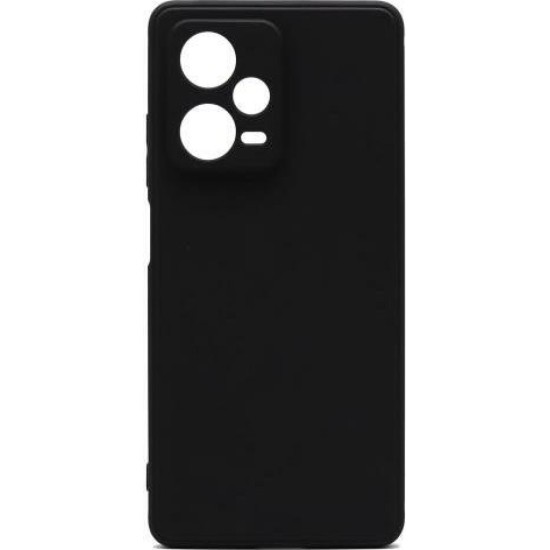 Senso Soft Touch Back Cover Σιλικόνης Μαύρο (Redmi Note 12 Pro+)