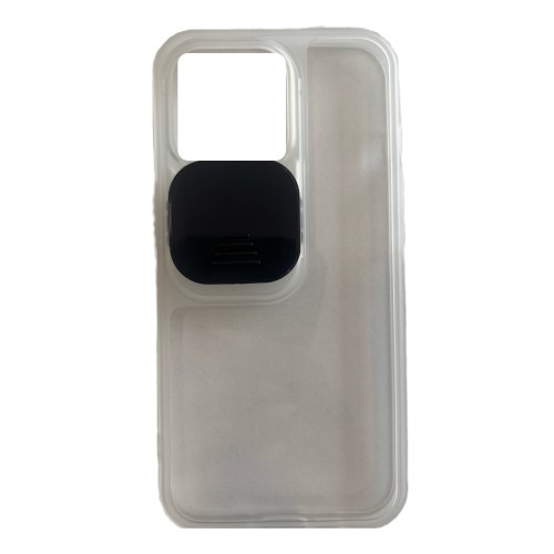 Sliding Camera Cover Σιλικόνης Διάφανη (Apple iPhone 13 Pro)