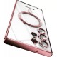 Oem Θήκη Back Cover Electro Magsafe Για Samsung Galaxy S25 Ultra Ροζ - Χρυσό