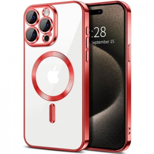 Oem Θήκη Back Cover Electro Magsafe Για iPhone 16 Plus Κόκκινο
