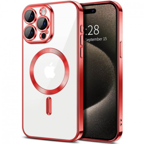 Oem Θήκη Back Cover Electro Magsafe Για iPhone 16 Plus Κόκκινο Oem Θήκη Back Cover Electro Magsafe Για iPhone 16 Plus Κόκκινο