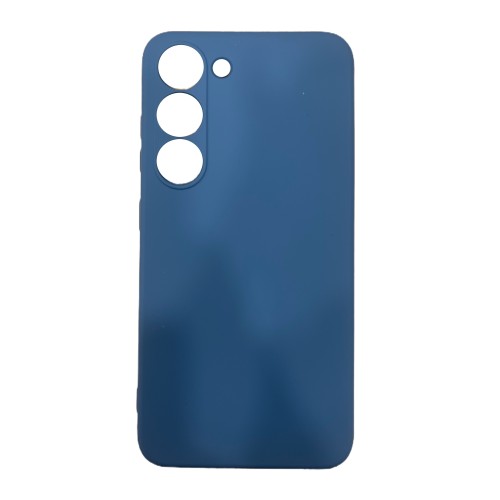 Samsung Galaxy S23 Silky and Soft Touch Finish TPU Silicone Back Cover Case Blue (oem)