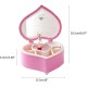 Heart Shaped Dancing Ballerina Music Box Musical Jewelry Box 
