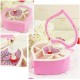 Heart Shaped Dancing Ballerina Music Box Musical Jewelry Box 