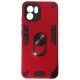 Xiaomi Redmi A1/A2/2022/ Hybrid Shockproof Armor Case Stand Metal Ring and Car Mount Holder Red (oem) Xiaomi Redmi A1/A2/2022/ Hybrid Shockproof Armor Case Stand Metal Ring and Car Mount Holder Red (oem)