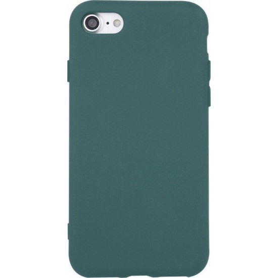 Matt Back Cover Σιλικόνης Πράσινο (iPhone 8/7)