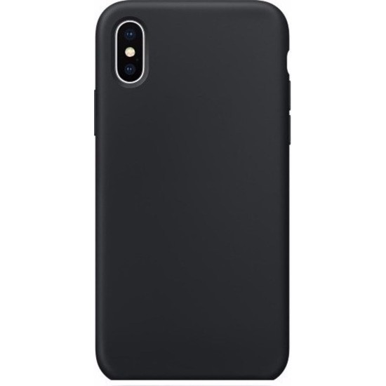 OEM iPhone X Θήκη Σιλικόνης Μαύρη Matt Silicone Case Black OEM iPhone X Θήκη Σιλικόνης Μαύρη Matt Silicone Case Black