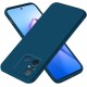 Xiaomi Redmi 12C Silky and Soft Touch Finish TPU Silicone Back Cover Case Blue (oem)