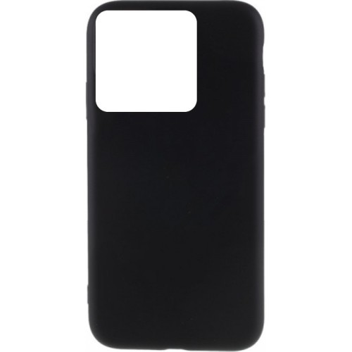 Θήκη Soft Back Cover Σιλικόνης με Ενισχυμένες Γωνίες για iPhone 15 Μαύρο + ΔΩΡΟ ΤΖΑΜΑΚΙ ΚΑΜΕΡΑΣ