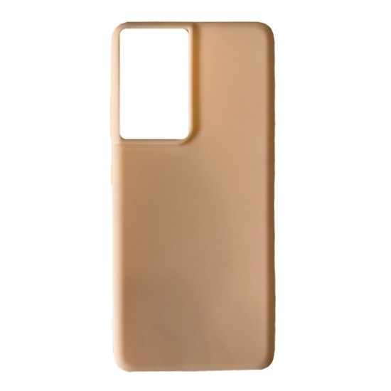 Back Cover Σιλικόνης Σομόν (Galaxy S21 Ultra 5G)