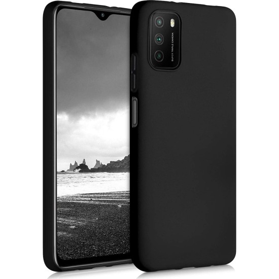 Back Cover Σιλικόνης Μαύρο (Poco M3 / Redmi 9T) Back Cover Σιλικόνης Μαύρο (Poco M3 / Redmi 9T)