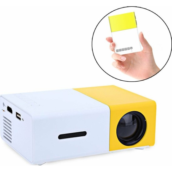 YG-300 Mini Projector Λάμπας LED Κίτρινος YG-300 Mini Projector Λάμπας LED Κίτρινος