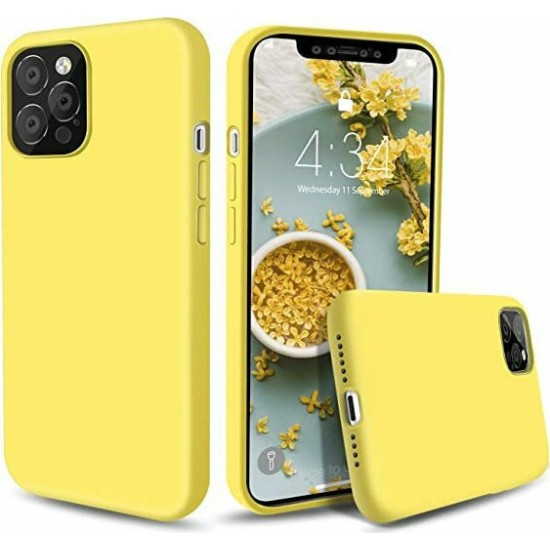 Senso Soft Touch Back Cover Σιλικόνης Κίτρινο (iPhone 12 / 12 Pro) Senso Soft Touch Back Cover Σιλικόνης Κίτρινο (iPhone 12 / 12 Pro)