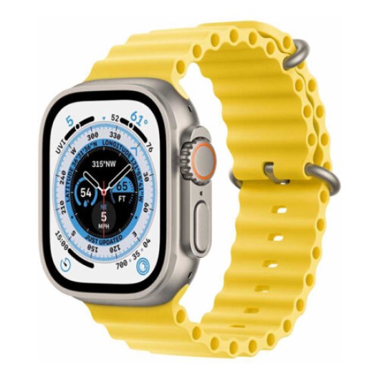 KLGO Silicone Κίτρινο Λουράκι Apple Watch 42/44/45/49mm KLGO Silicone Κίτρινο Λουράκι Apple Watch 42/44/45/49mm