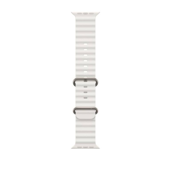 KLGO Silicone White Λουράκι Apple Watch 42/44/45/49mm KLGO Silicone White Λουράκι Apple Watch 42/44/45/49mm