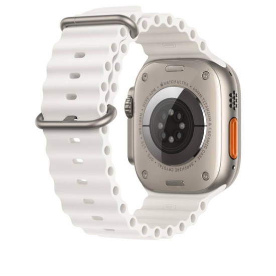 KLGO Silicone White Λουράκι Apple Watch 42/44/45/49mm KLGO Silicone White Λουράκι Apple Watch 42/44/45/49mm
