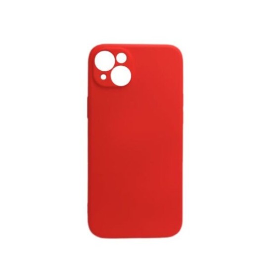 Θήκη Σιλικόνης Soft Back Liquid Silicone Case Για Apple iPhone 14 Κόκκινο