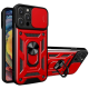 iPhone 15 Pro Hybrid Shockproof Armor Case Metal Rotating Ring Car Mount Holder Red με Κάλυψη Κάμερας (oem) iPhone 15 Pro Hybrid Shockproof Armor Case Metal Rotating Ring Car Mount Holder Red με Κάλυψη Κάμερας (oem)