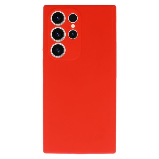 Back Cover Σιλικόνης Κόκκινο (Galaxy S25 Ultra)