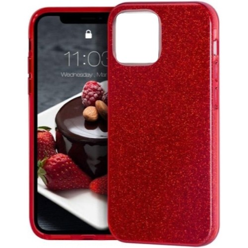 Θήκη Glitter Shining Κόκκινη (IPHONE 14)