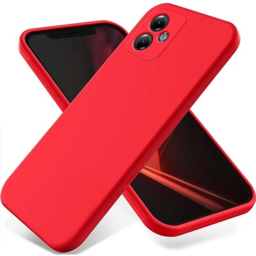 Back Cover Σιλικόνης Κόκκινο (Moto G14)