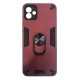 Samsung Galaxy A04 Hybrid Shockproof Armor Case Stand Metal Ring and Car Mount Holder Μπορντό (oem) Samsung Galaxy A04 Hybrid Shockproof Armor Case Stand Metal Ring and Car Mount Holder Μπορντό (oem)