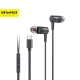 Awei PC-10T In-ear Handsfree Ακουστικά με Βύσμα USB-C Μαύρο - Χρυσό