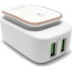 Ldnio Φορτιστής Χωρίς Καλώδιο με 2 Θύρες USB-A Λευκός (A2205)