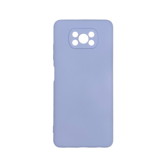 Oem Θήκη Σιλικόνης Matt Για Xiaomi Poco X3  Λιλά