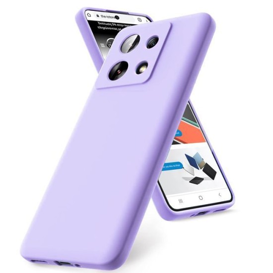 Back Cover Σιλικόνης Λιλά Motorola Moto G86 Back Cover Σιλικόνης Λιλά Motorola Moto G86