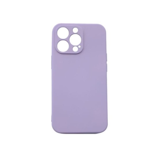 Senso Soft Touch Back Cover Σιλικόνης Λιλά (iPhone 13 Pro)